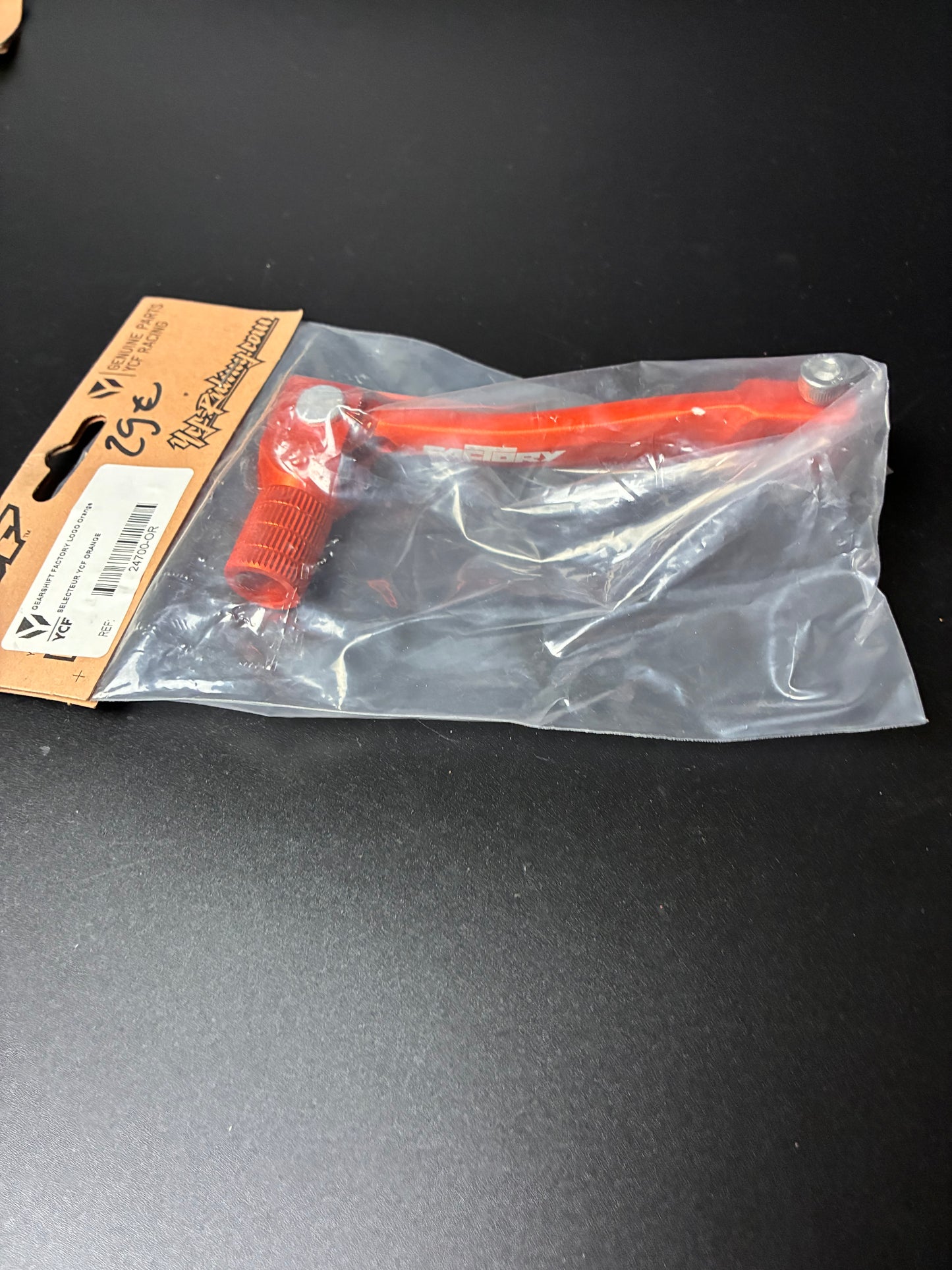 Sélecteur aluminium orange