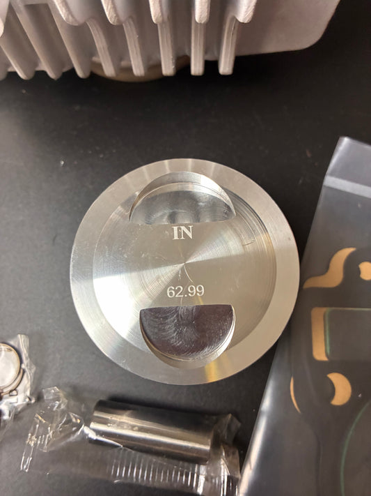 Kit cylindre Nikasil et piston forgé 63 mm