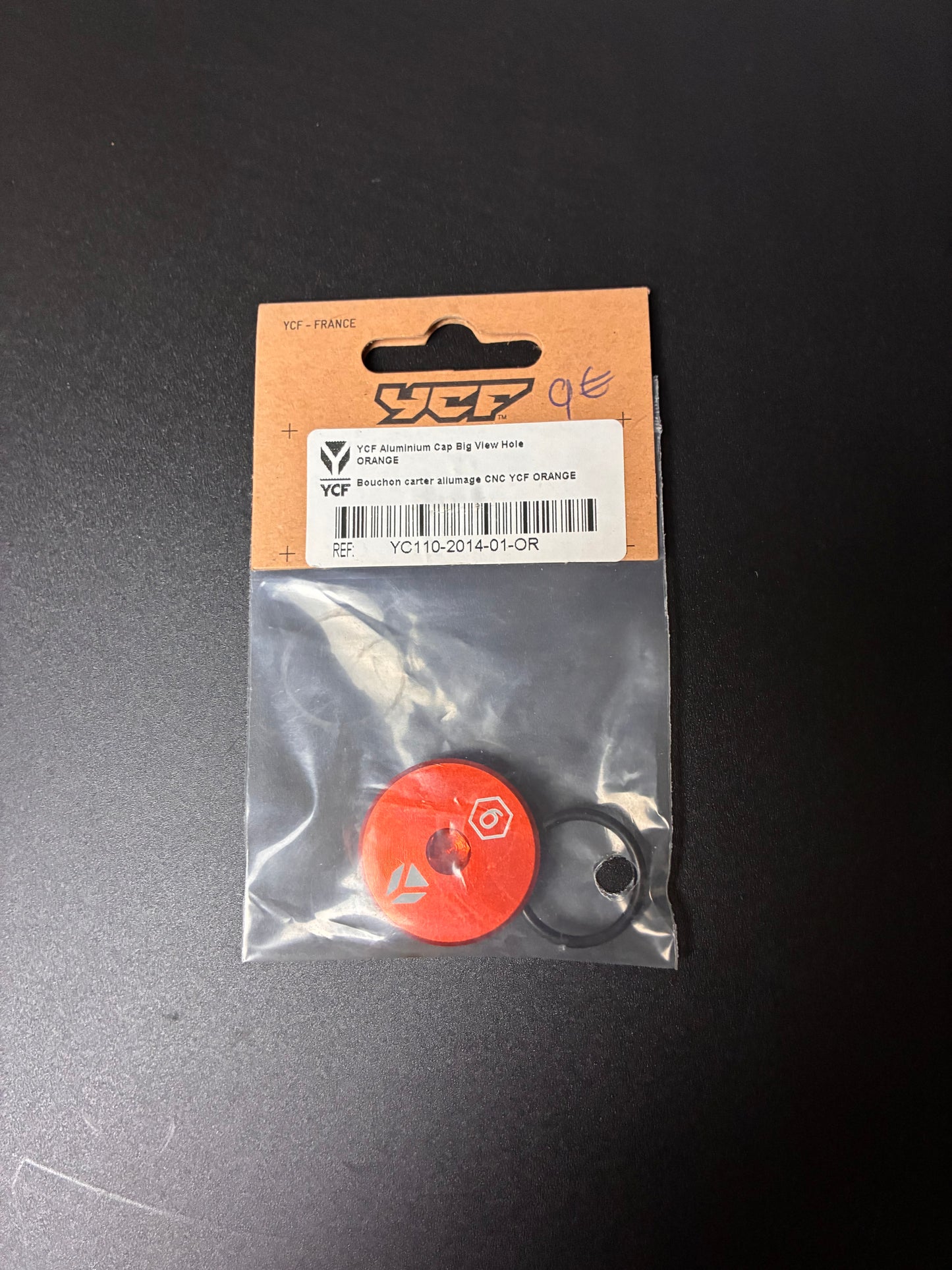 Bouchon de carter d’allumage CNC orange