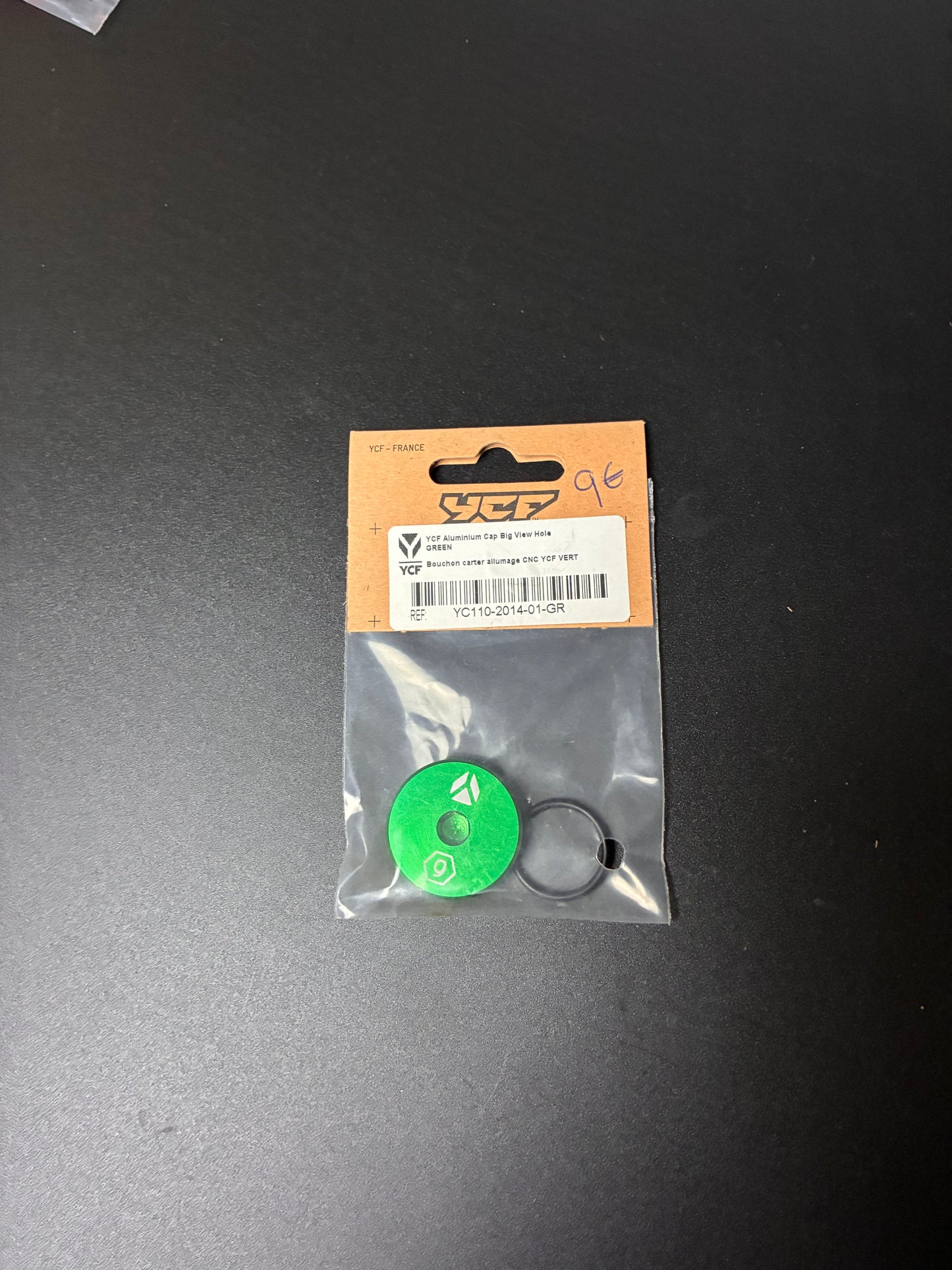 Bouchon de carter d’allumage CNC vert