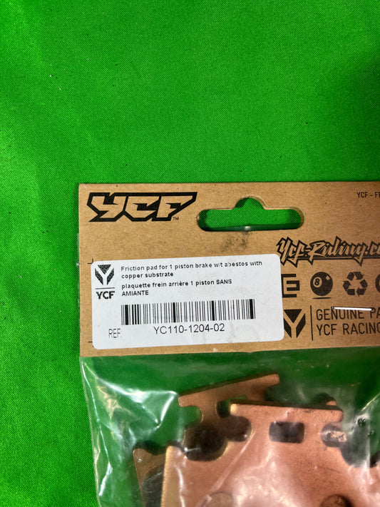 Plaquettes de frein arrière factory