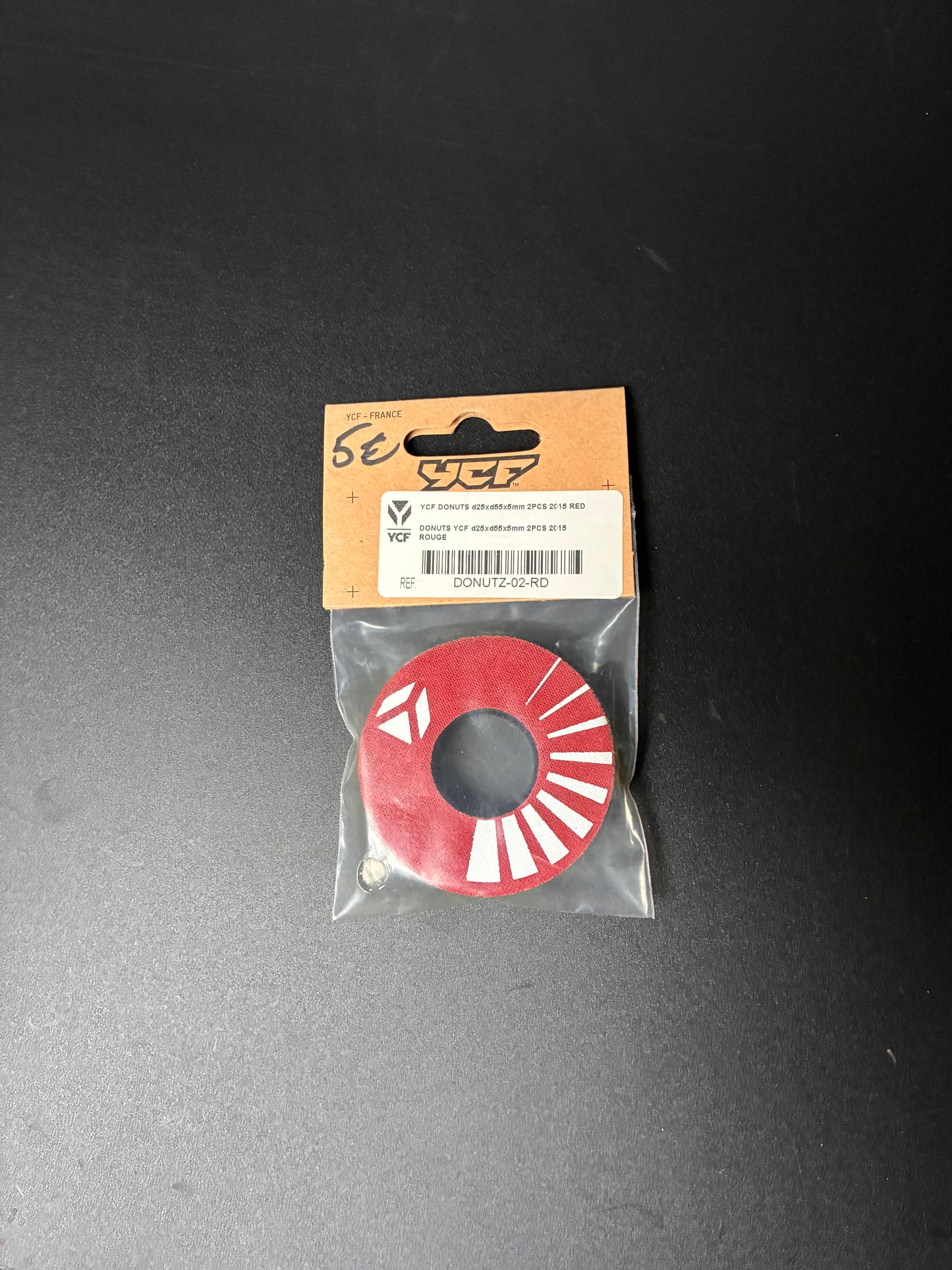 Donuts Ycf d25X D55X5mm 2pcs rouge