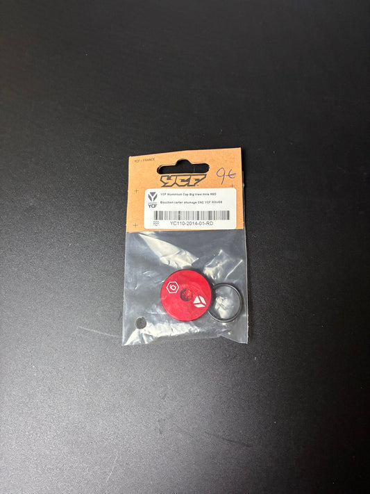 Bouchon de carter d’allumage CNC rouge