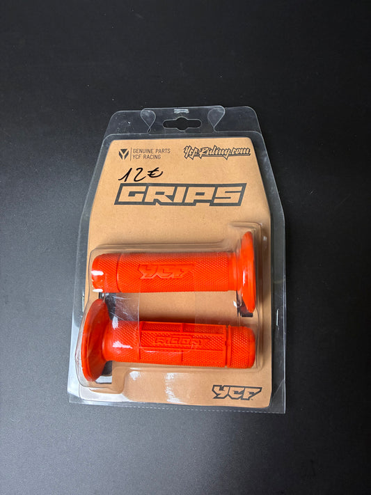 Jeu poignées caoutchouc Ycf orange