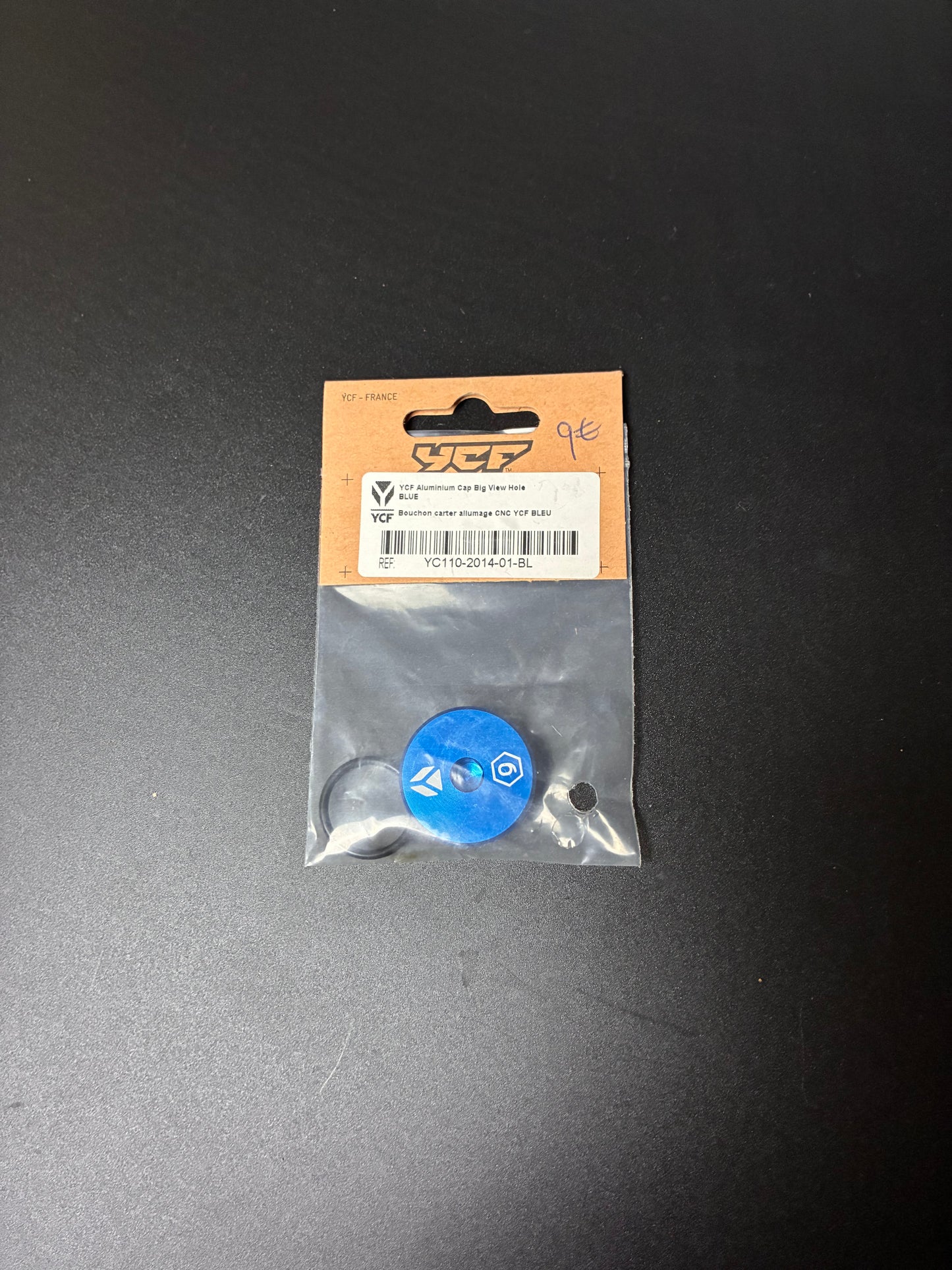 Bouchon de carter d’allumage CNC bleu