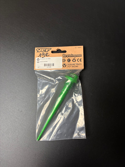 Jauge à huile anodisé vert