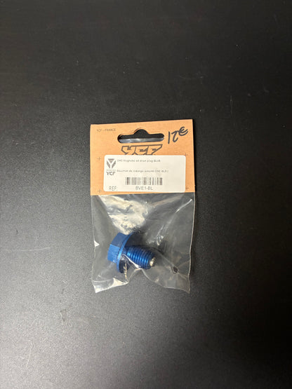 Bouchon de vidange aimantée bleu
