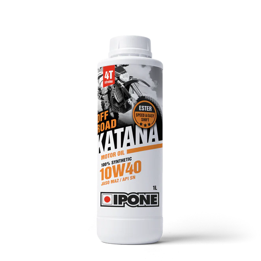 IPONE KATANA OFF ROAD - Huile moteur 4T 100% Synthétique - 1L