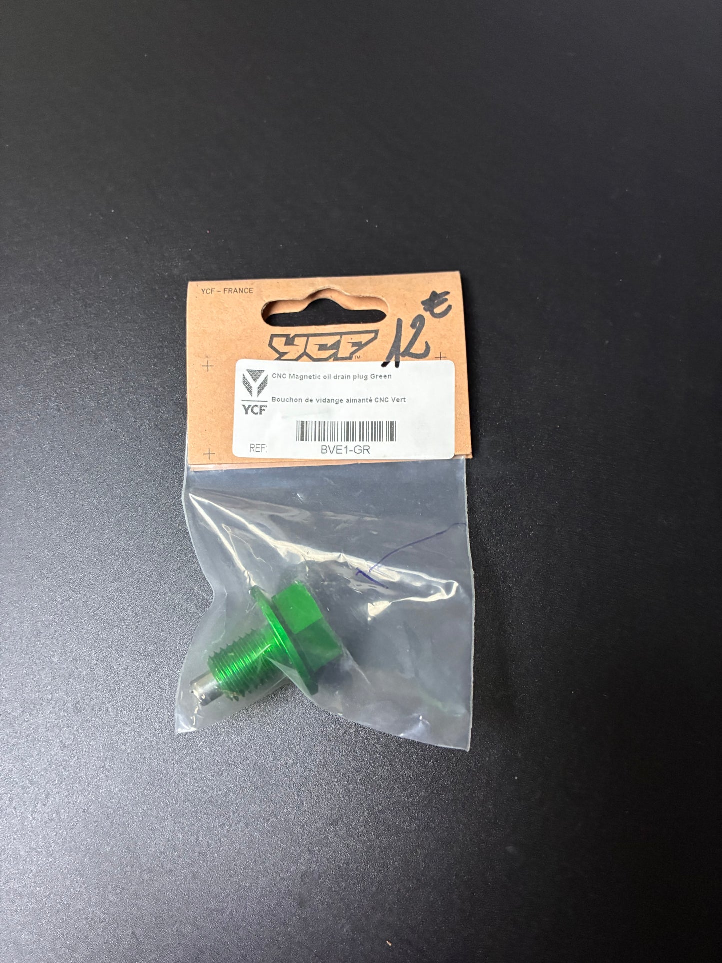 Bouchon de vidange aimantée vert
