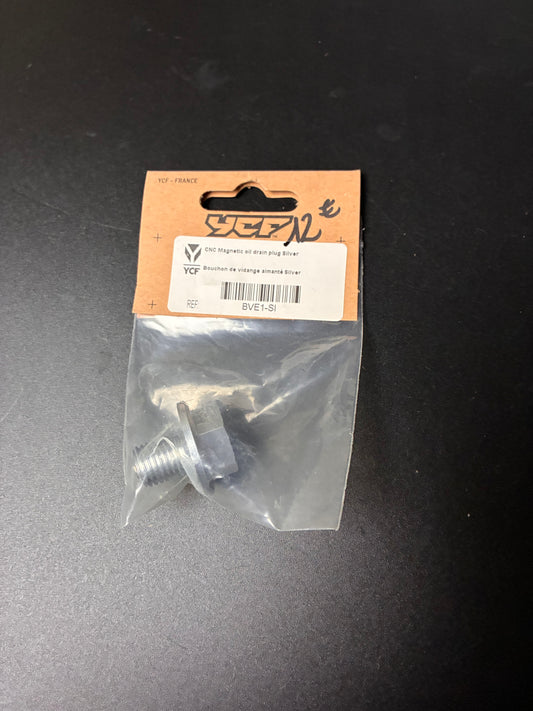 Bouchon de vidange aimantée argent